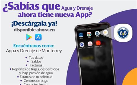 reportes agua y drenaje monterrey|Descarga la App de Agua y Drenaje de Monterrey.